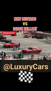 347K views · 4.7K reactions | CHALLENGER HELLCAT VS MUSTANG GT #srt #mustang #ChallengerHellcat #fordperformance #arrancones #videosvirales | LuxuryCars | Facebook
