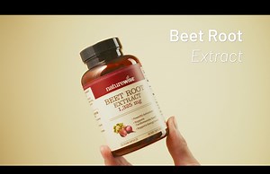 NatureWise Beet Root Capsules 1300mg with Organic Beetroot - Nitric Oxide Booster for Circulation and Heart Health Support - Vegan, Gluten-Free, Non-GMO - 240 Capsules[4-Month Supply]