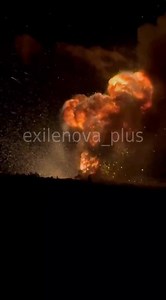 💥 Massive Explosion Rocks Occupied Donetsk RegionA powerful explosion has been reported in the Russian-occupied Donetsk region, with widespread speculation pointing to the destruction of a Russian ammunition depot.Local Telegram channels are buzzing with eyewitness accounts and video footage showing a towering fireball and shockwave, suggesting a major detonation. The cause of the explosion has not yet been officially confirmed, but early reports indicate it may have targeted a critical Russian