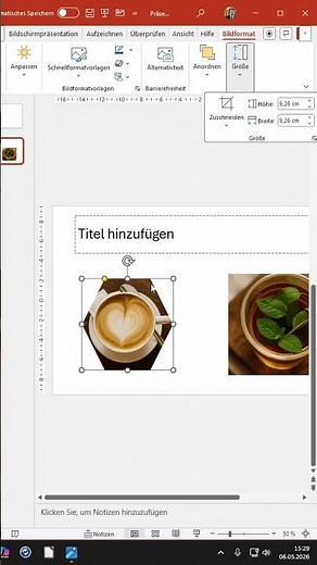 PowerPoint: Automatically crop images & shapes + effects