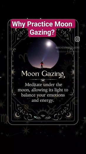 Why Practice Moon Gazing? Moon gazing is a ritual of stillness, clarity, and surrender 🌚