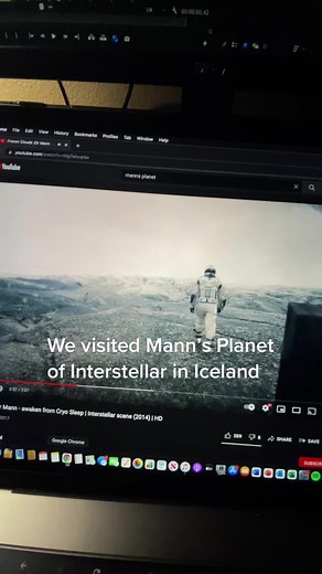 Exploring Mann's Planet - Frozen Clouds in Interstellar