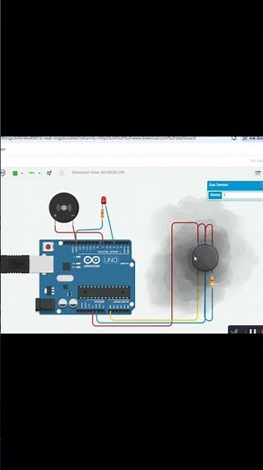 🚨 Make Your Own Smoke Detector 🔥 | Arduino Project #shortsfeed #arduino #engineering #smokedetector