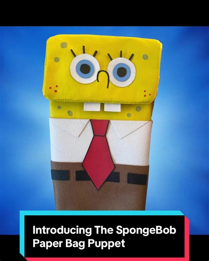 SpongeBob Paper Bag Puppet Debuts in New Movie