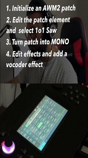How to Make a VOCODER on Yamaha Montage/MODX