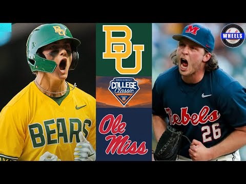 Baylor vs #25 Ole Miss (EXCITING!) | Bruce Bolt College Classic | 2026 College Baseball Highlights