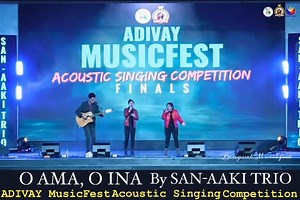O AMA, O INA -Original Ibaloi Song By The SAN-AAKI TRIO During the Finals of Acoustic Singing Competition by Benguet MusicFest of Adivay: the Benguet Festival 2024 Wow…Very Touching Ibaloi Song❤️😊🎵🎤.... It’s a reality of Life that we should realize as we Live with our Parents 🙏 Let us be Thankful for their presence and effort. In return, we should love and care for them as we do our Best to be Good in Our Studies and be the Best we can be🙏❤️ ✅SAN-AAKI TRIO is our Kakabsat Krisha, Pauleign V