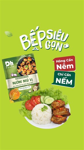 Series "Bếp Siêu Gọn" cùng Xốt Gia Vị Hoàn Chỉnh Dh Foods ⚡ P2: Món Sườn Heo Nướng Ngũ Vị ---------- ⚡ Dòng Xốt Gia Vị Hoàn Chỉnh giúp bạn hông cần nêm, chỉ cần nếm. Nay còn sở hữu VỊ CẢI TIẾN NGON HƠN và KHỐI LƯỢNG TĂNG THÊM 23% nhưng GIÁ KHÔNG ĐỔI! Đặt mua và trải nghiệm ngay tại: Tiktokshop: https://www.tiktok.com/@dhfoodsofficial Shopee: https://tinyurl.com/DHF-GVHC-Bo-Tu-Nuong 🛒 Hoặc bạn có thể tìm kiếm điểm bán sản phẩm Dh Foods gần khu vực mình nhất tại: https://dhfoods.com.vn/vi/he-thon