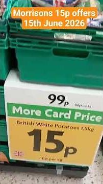 Morrisons 15P Bargains