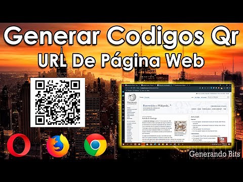 Generar un codigo qr de una pagina web en navegador para escanear con celular