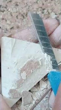 💯 pure white Triangle cleaning video earthy 🤤 crunchy 😋 satisfying 🤗💕💕💫