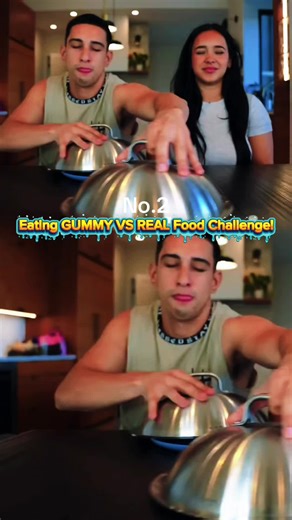 Taste Test Challenge: Real Food vs Gummy Dishes