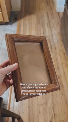 12K views · 14K reactions | A little piece of Grandma’s kitchen, now hanging in mine. Handwritten recipes just hit different. ✨ I love you grandma Shari 癩 @skmarsh25 | Kristen Kasper | Facebook