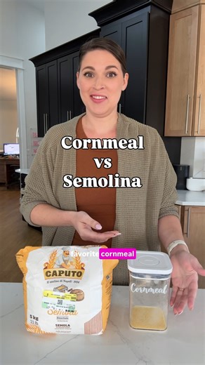 Comment 'recipe' for the thin-crust pizza! Here's the deal with semolina vs cornmeal for pizza dough: I originally wrote the recipe with cornmeal because that's what I'd always used. But when nearly 400 testers got their hands on it, the semolina crew came back raving about it. Why it's better: → Fine texture (not gritty like cornmeal) → Still prevents sticking just as well → Blends into the crust better (less noticeable texture-wise) Honestly, after trying both side-by-side, I'm team semolina a