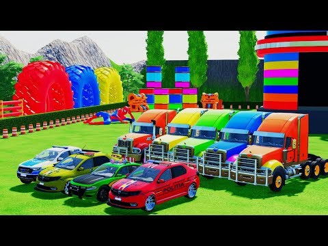 Live✅( LIVE )🛑TRANSPORTING HEAVY EMERGENCY FLEET WITH TRAIN – FIRE TRUCK, AMBULANCE, POLICE – FS22