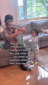72K views · 373 reactions | The struggle of twin mom life is REAL!⁠ ⁠...
