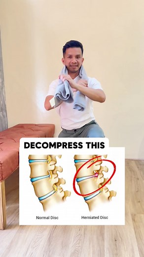 DECOMPRESS YOUR SPINE THE PROPER WAY!! 🤩🤩🤩 #neckpain #neckpainrelief #herniateddisc #physicaltherapy #OMG | Physical Therapy Session