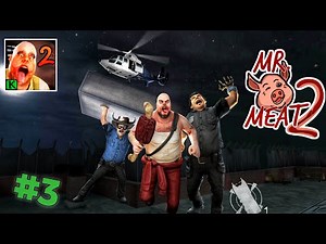 Mr Meat 2 Full Gameplay Walkthrough Part #3 | Helicopter Escape |