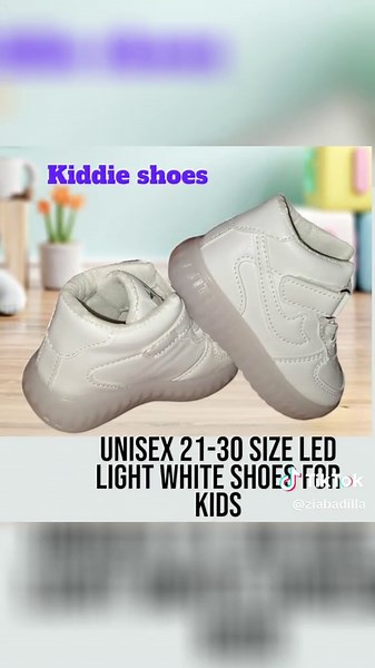 New LED Rubber Shoes For Kids girls light up high top sneakers white shoes for kids unisex 21-30 under ₱309.00 Hurry - Ends tomorrow!