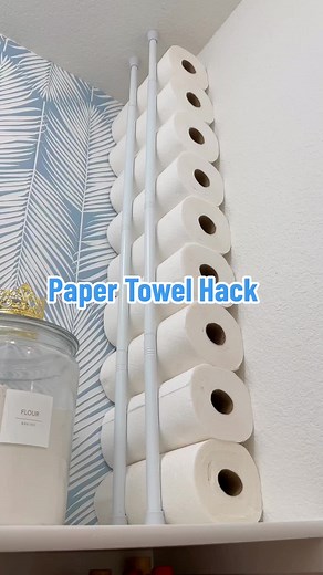 Pantry Paper Towel Storage Hacks and Tips