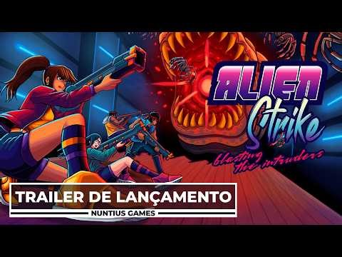 Alien Strike Blasting the Intruders - Trailer de Lançamento