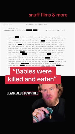 Epstein, cannibalism, presidents and snuff films … #epstein #truecrime #truecrimetiktok #truecrimetok #crime