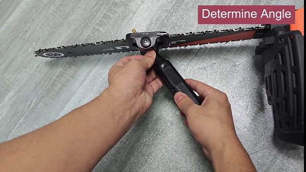 NAZZO Electric Chainsaw Sharpener, Rechargeable Portable Chain Saw Sharpener Tool with 4 Size Diamond Sharpening Wheels and Angle Attachment, Keep Chain Saw Sharp