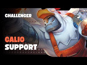 Challenger Galio Support | S2025 Educational Gameplay Commentary Game 154