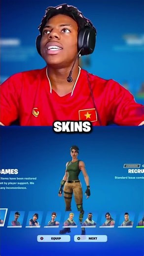 iShowSpeed leaks How to get ANY SKINS for FREE in Fortnite!