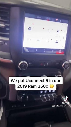 We Installed Uconnect 5 on Our 2019 Ram 2500 !