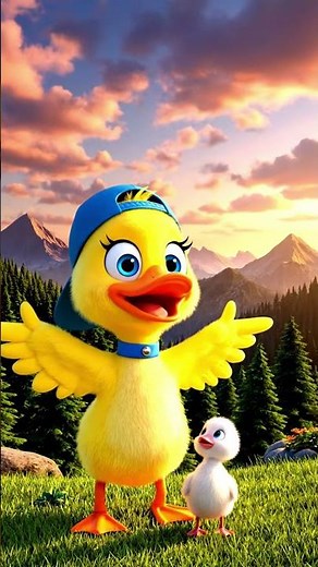 Cute Mother Duck & Baby Ducklings Dancing 🦆🐥 Funniest Duck Dance Ever | Pet Fun Club #Shorts