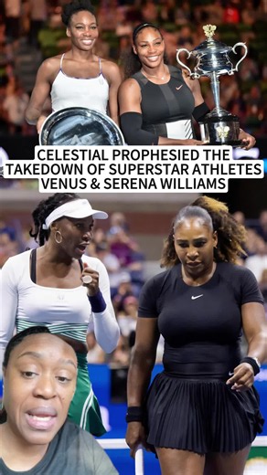 Celestial prophesied the takedown of superstar athletes Venus & Serena Williams #f #foryourpage #celestial #mastersvoiceprophecyblog