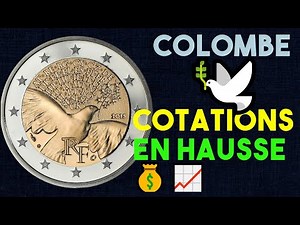 2€ 2015 France La Colombe de la Paix Cotations en Hausse ✨