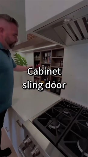 Hidden Sliding Kitchen Cabinet ✨