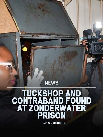 Mzansi Extreme on Instagram: "Authorities raiding Zonderwater Correctional Centre in Pretoria found a tuckshop inside a cell. They also seized cellphones, cash, dagga, and perfume bottles. The prison service said the discovery is unacceptable and promised action against those involved."