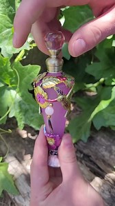 Hummingbird, Butterfly-charmed, Frosted Crystal, Empty Perfume Bottle, 25ml - Etsy