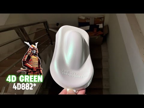 Tip to Spray Samurai Paint 4D-Green 4D882* #4d #4Dpaint #samuraipaint