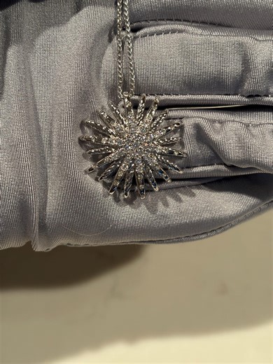 Estate Vintage David Yurman Starburst Pendant Necklace Sterling Silver With Diamonds, 32mm - Etsy
