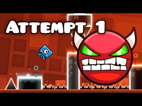 1 attempt on every HARD DEMON I've beaten