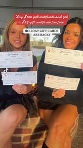 Go see my girls at Two Rivers Restaurant and Catering for the best presents of the year!! Buy a $100 gift certificate, get a $25 gift certificate for free! Let’s have a sell out year like we did last year!! | Cheyenne Stewart Weaver