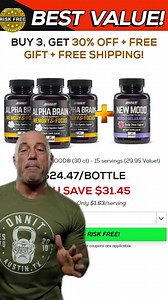 3 Reasons Why Joe Rogan Loves Alpha BRAIN® 易 Supports Memory & Focus...