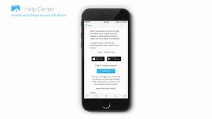 Setting up a Sequr mobile credential on iPhone