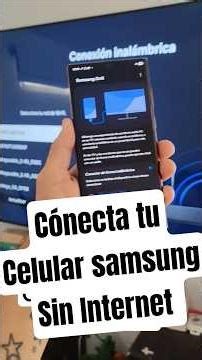 cónecta tu celular Samsung sin Internet a tu pantalla #samsung #2025