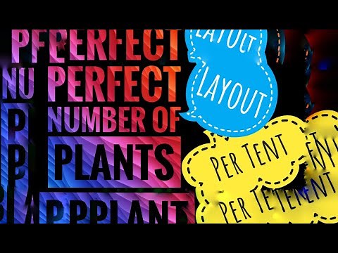 How Many Plants Per Tent You NEED for Max Yield