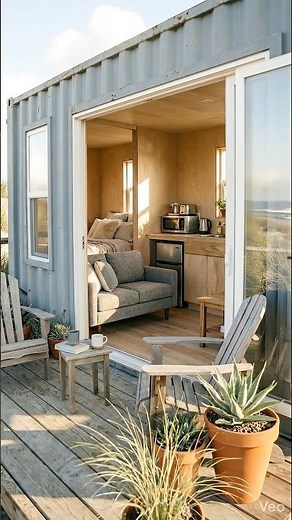 Off-Grid Container Living: Ultimate Beach Tiny Home Build 🏖️🏠 #offgridliving #tinyhouse