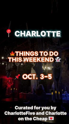 3.9K views · 40 reactions | THINGS TO DO THIS WEEKEND IN CLT  Happy Thursday, Charlotte! Are you looking for activities and things to do this weekend? Check out these events and weekend plans from Charlotte on the Cheap and CharlotteFive. Let me know if there’s anything I missed! What are your plans for the weekend? 朗 : Denise Casalez #clt #704 #charlotte #thingstodoincharlotte #charlottenc #cltbrewery #charlotteevents #october #fallinclt | CharlotteFive | Facebook