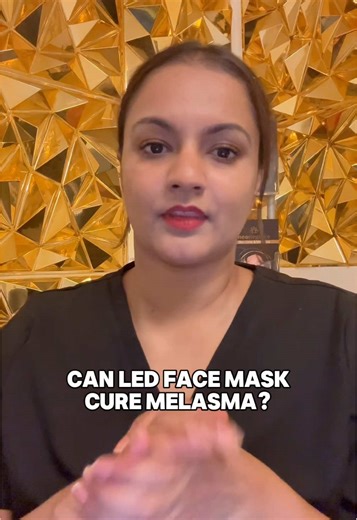 Can an LED face mask cure my melasma? 🤔 Short answer: no, and anyone promising a cure is misleading you. Melasma is a chronic, recurring pigmentation condition influenced by hormones, heat, light exposure, and inflammation. As a neuroscientist and skin practitioner, I use LED light therapy as a supportive tool, not a miracle fix. When used correctly, LED can help reduce inflammation and support skin health, but it must be combined with sun protection, correct skincare, and heat management. Save