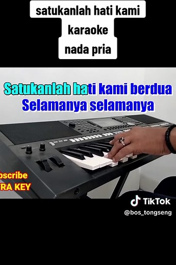 Karaoke Lagu Satukanlah Hati Kami Berdua - Nada Pria