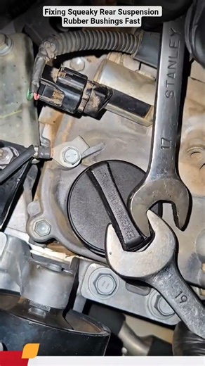 Fixing Squeaky Rear Suspension Rubber Bushings Fast #shorts #mechanic