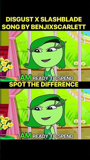 SPOT THE DIFFERENCE! Disgust X SlashBlade (Inside Out 2 Song 🎶)